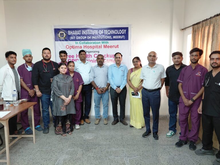 BIT Meerut Hosts Free Health Checkup and Hands-On CPR Training Camp